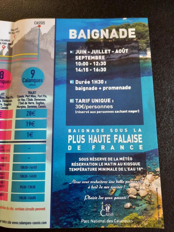 Mon Petit Paradis, Cassis Centre Apt 90 M2, 200 M Mer, Terr Plein Sud, Clim Park Prive Екстериор снимка